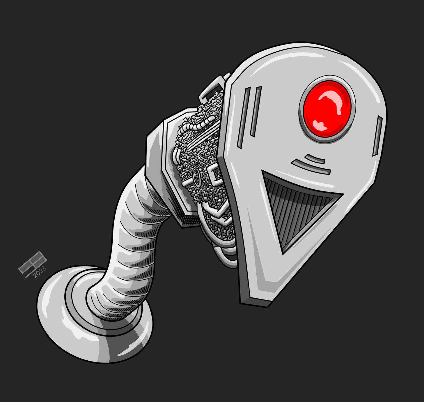 Robot Head (digital)
